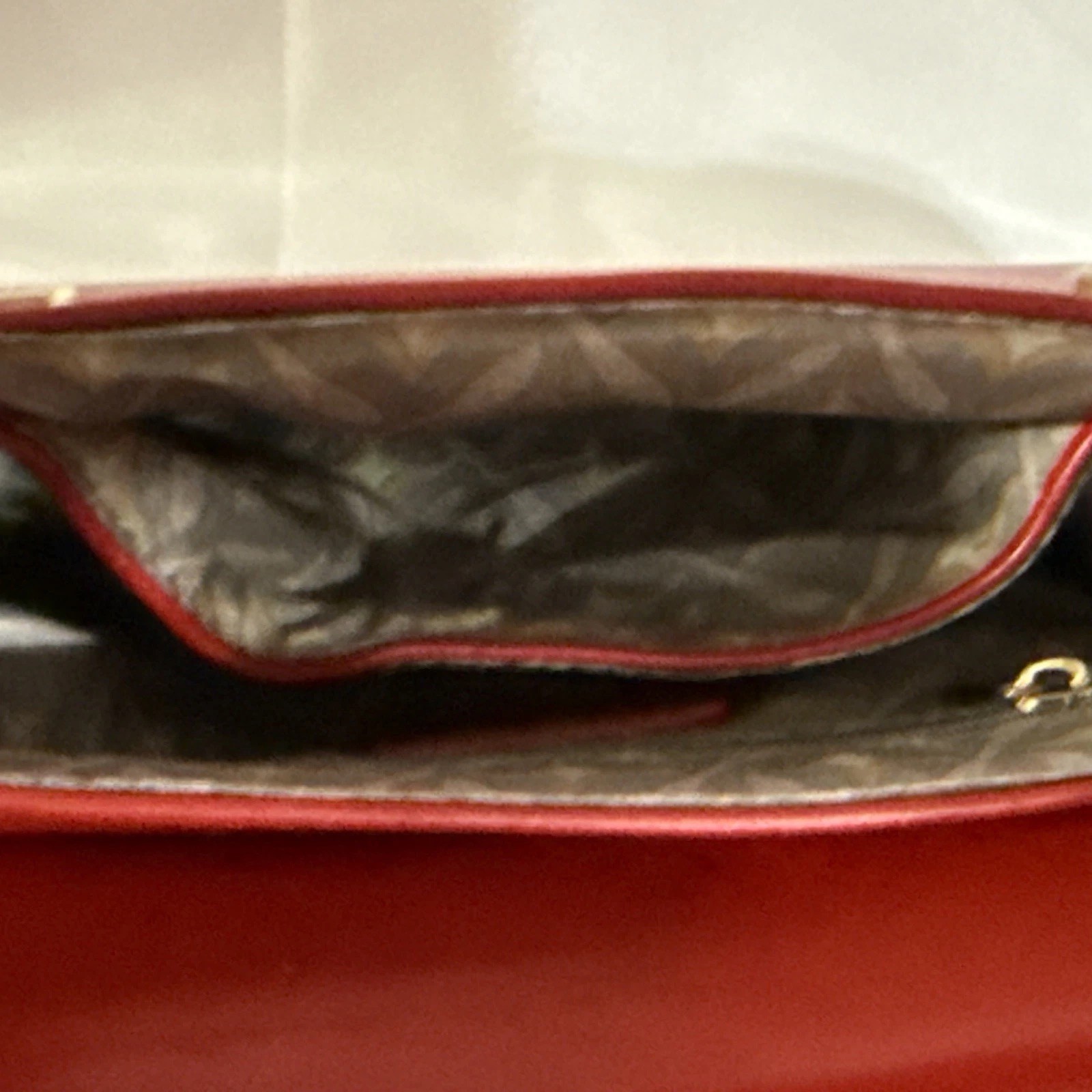 CXL Christian Lacroix Laine Red Patent Crossbody NWT $88