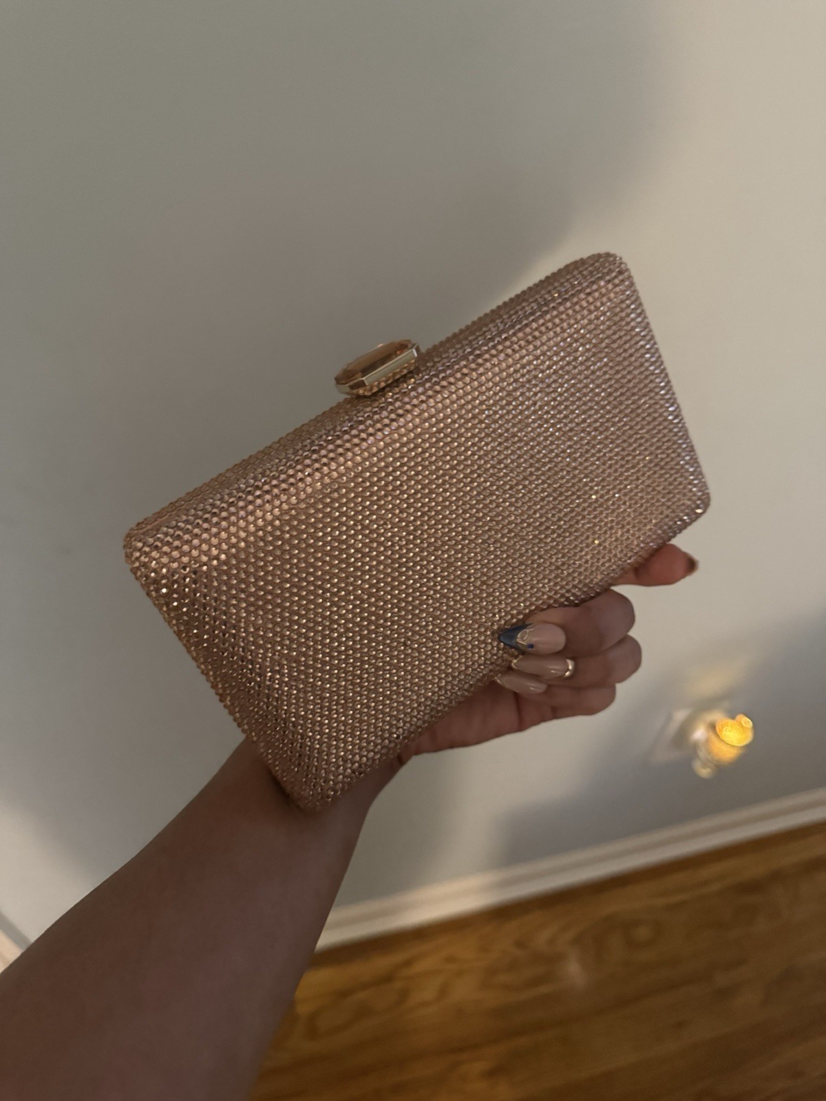 Rosè Champagne Clutch