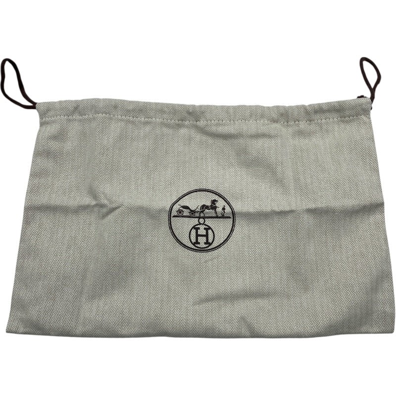 HERMES Vidopouch Gray Togo Leather Shoulder Bag W Stamp #OKB1294