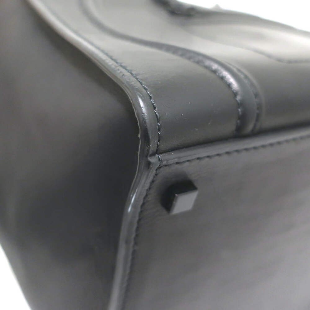 Celine Medium Phantom Luggage Tote Black Calfskin Leather