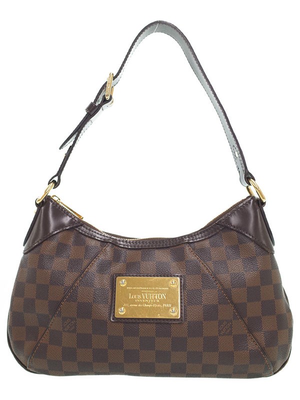 Louis Vuitton Damier Ebene Brown Thames Semi Shoulder Bag
