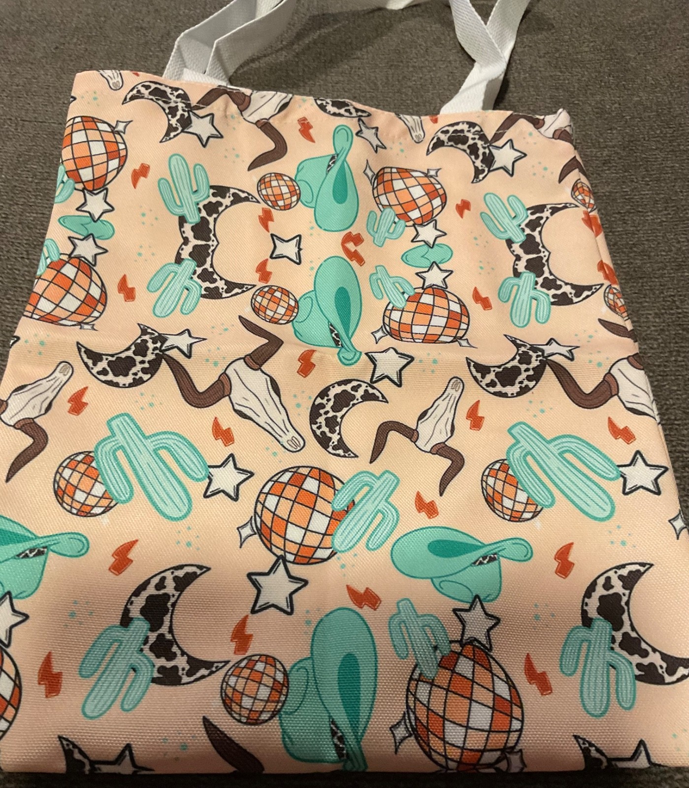 Brand New In Package Canvas Tote 14 1/2 in X 11 1/2