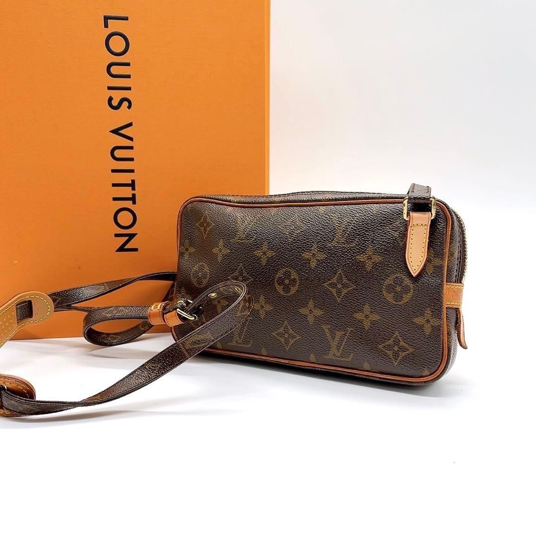 LOUIS VUITTON Bag: Marley Monogram Brown W21H12D4cm w/o accessories;–