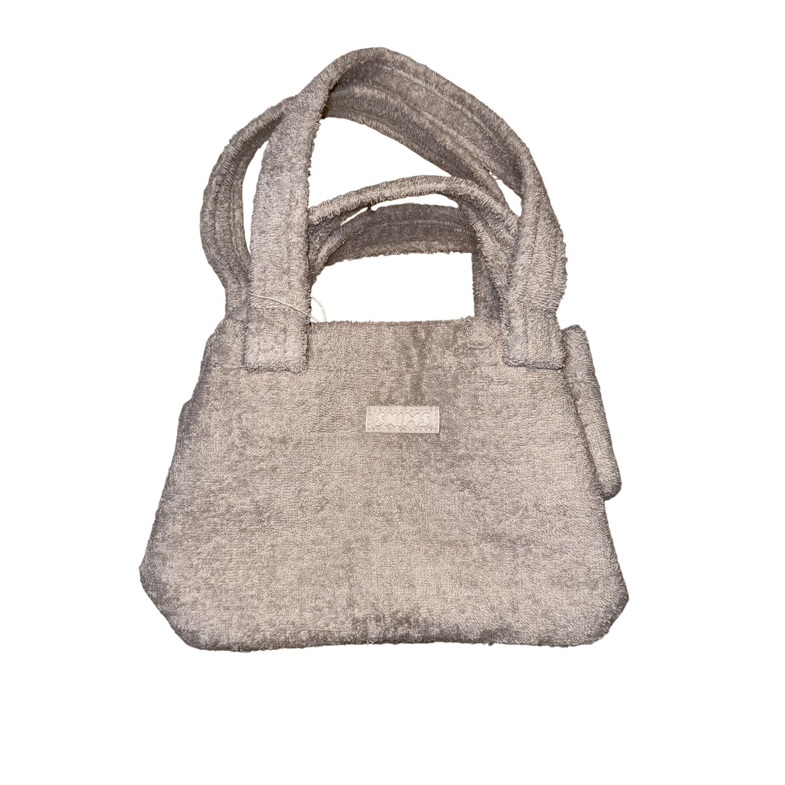 NWT Skims Terry Small Tote Bag Stone Limited Edition 100% Cotton