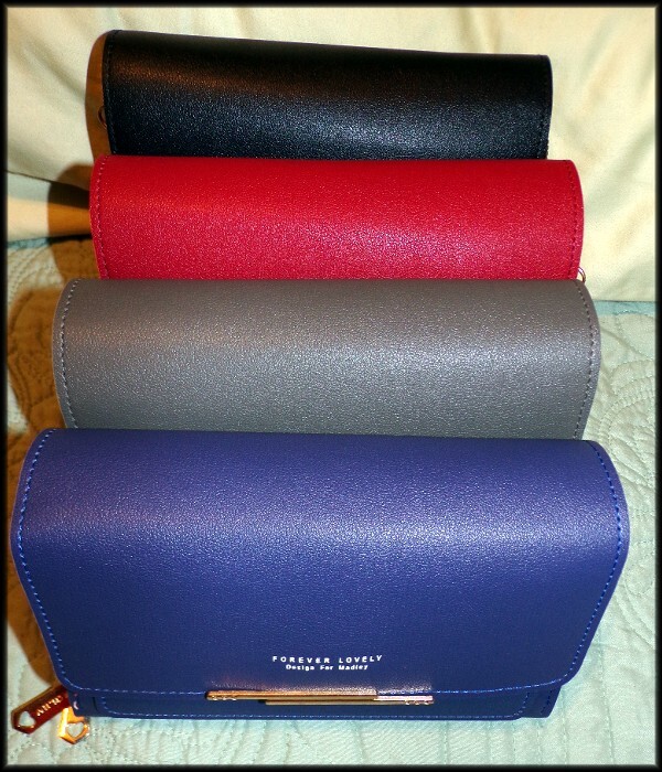 Forever Lovely Design For Marley Faux Leather Crossbody Shoulder Clutch Purse