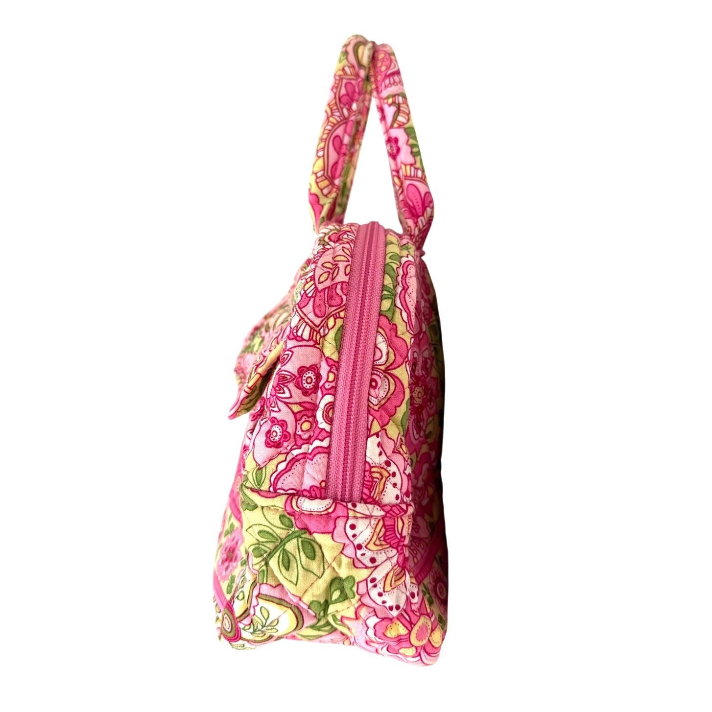 Vera Bradley Petal Pink Paisley Lola Bag Retired Classic Cotton