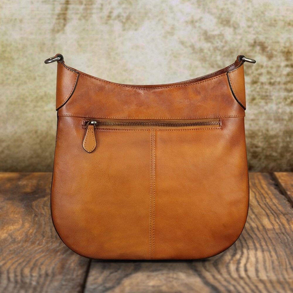 Genuine Leather Purses for Women Vintage Shoulder Bag Crossbody Tote Bag Satchel