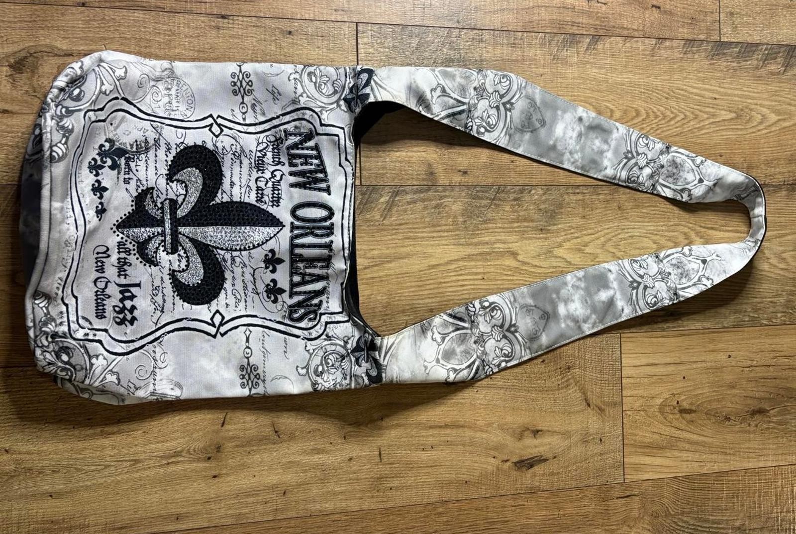 Jazz New Orleans Fleur de Lis Shoulder Bag Handbag Women’s Y2k Streetwear Purse