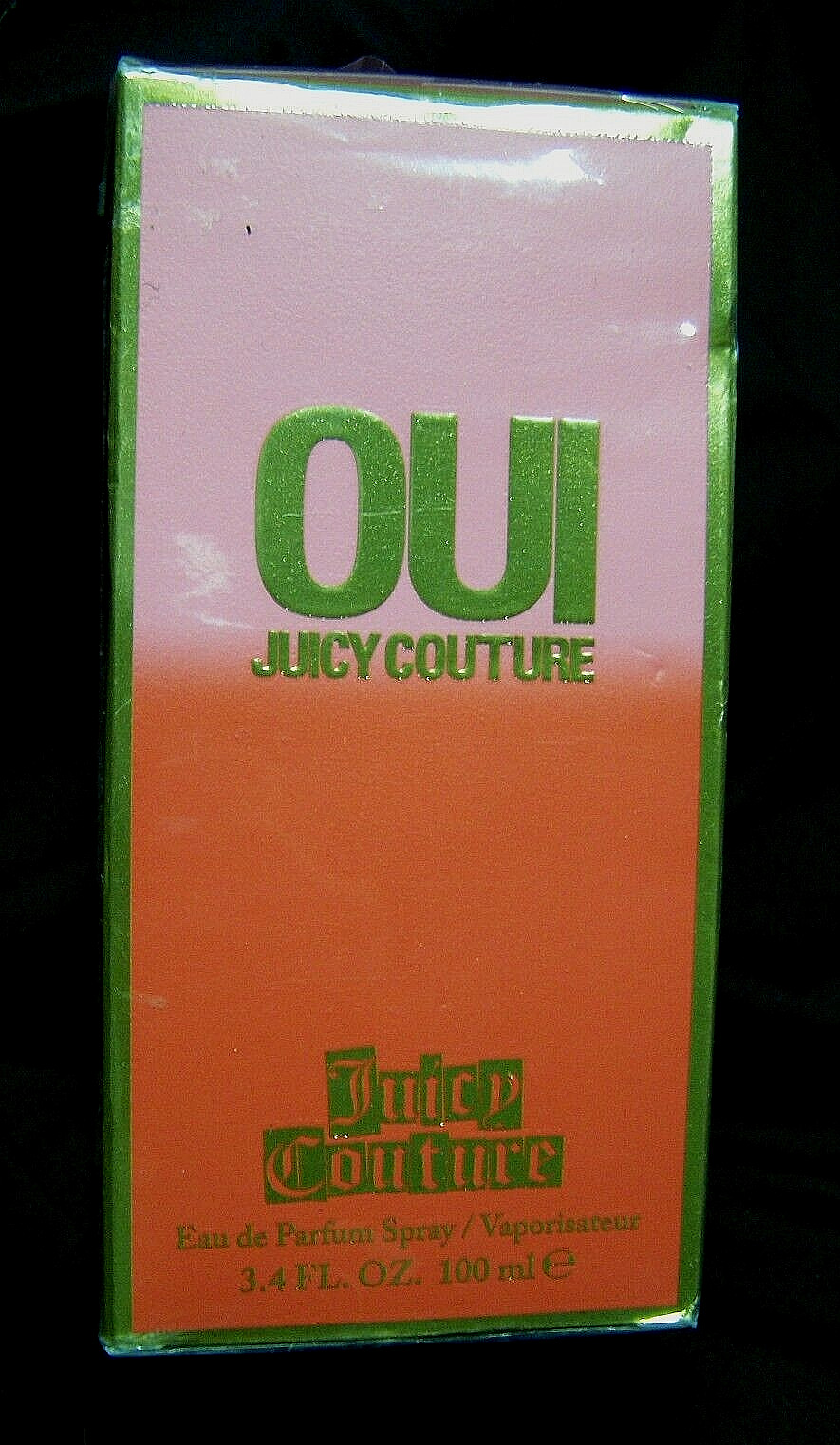 VTG. JUICY COUTURE JUST SAY OUI~PINK TOTE BAG & 3.4 FL.OZ. EAU DE PARFUM SPRAY