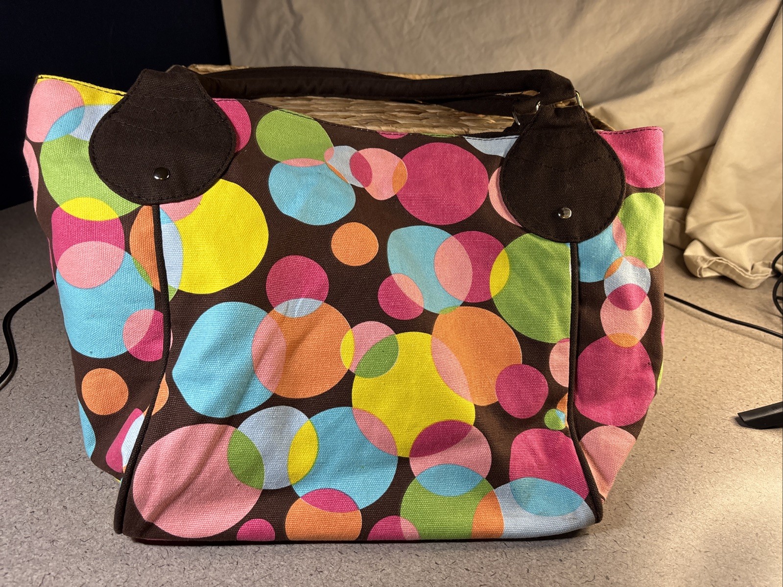 Colorful WB Handbag/Tote Please See Description And Photos