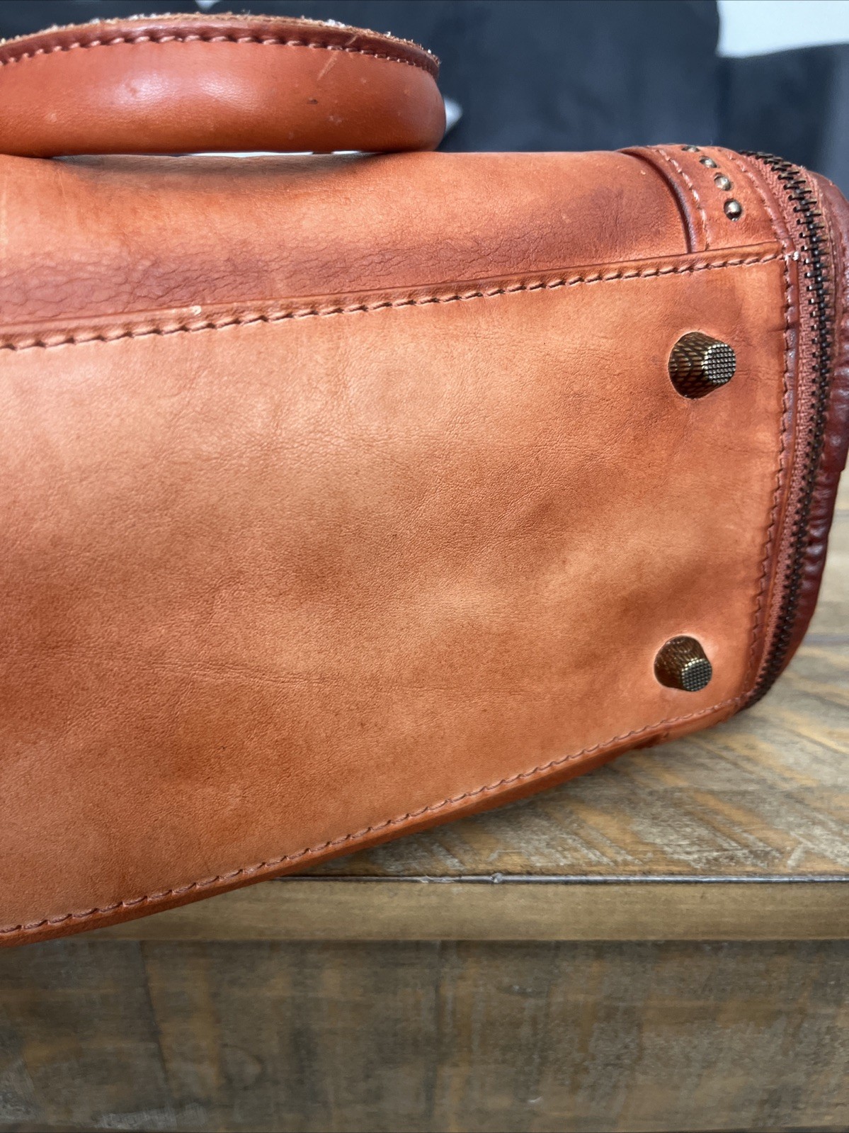 Old Trend Mini Trunk Crossbody Leather Bag