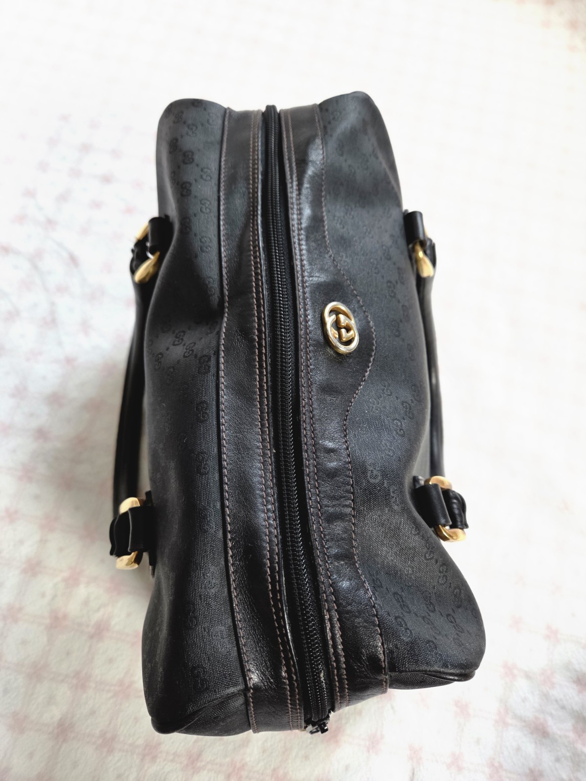 Authentic Vintage Gucci Classic Boston Bag