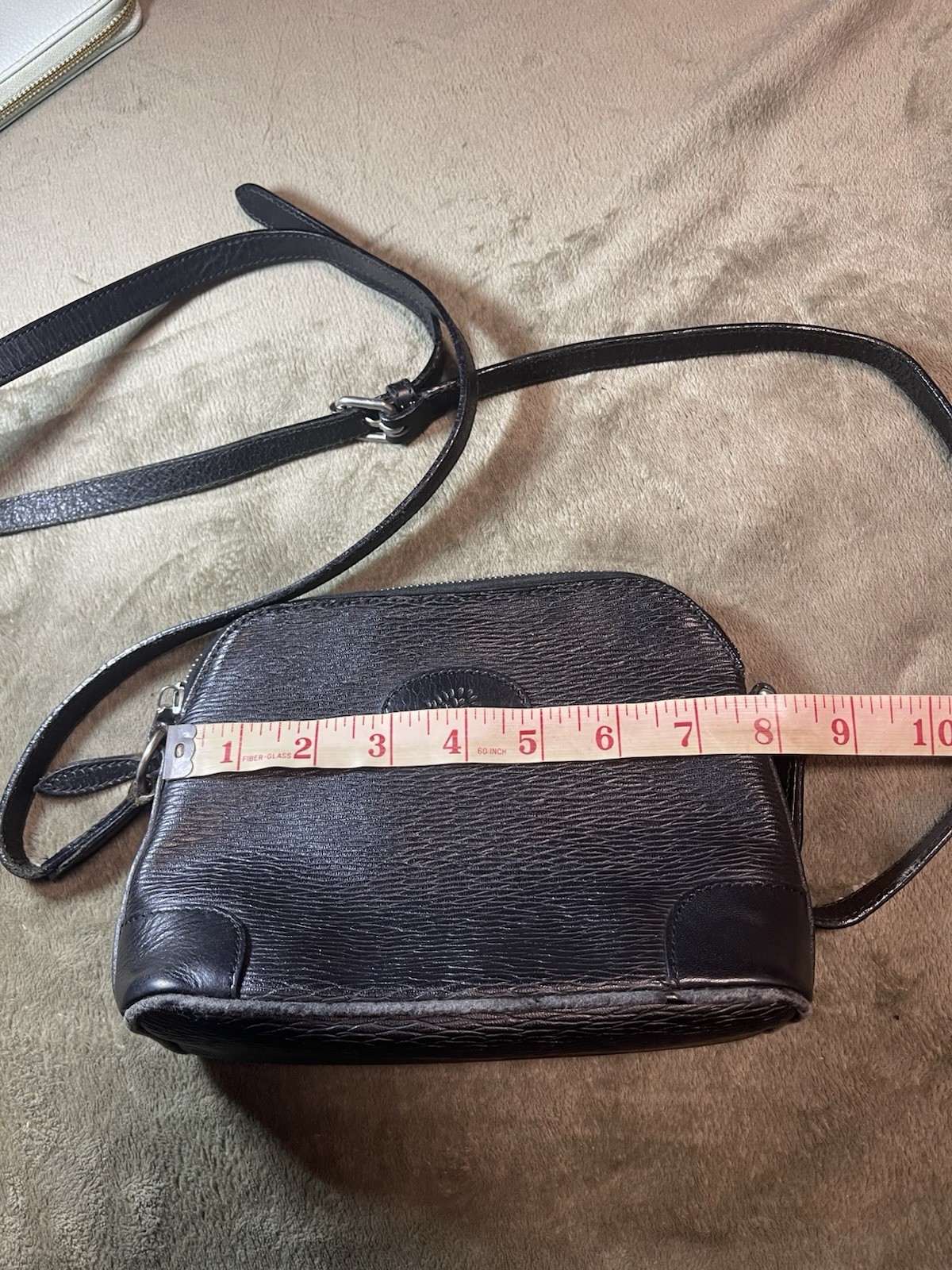 Mulberry Women Leather Vintage Small Crossbody Black Bag Size 20×15 cm or 8×6 in
