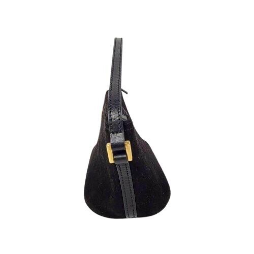 Gucci Black Leather Accessory Pouch Shoulder Bag 039.1103 Women Zip
