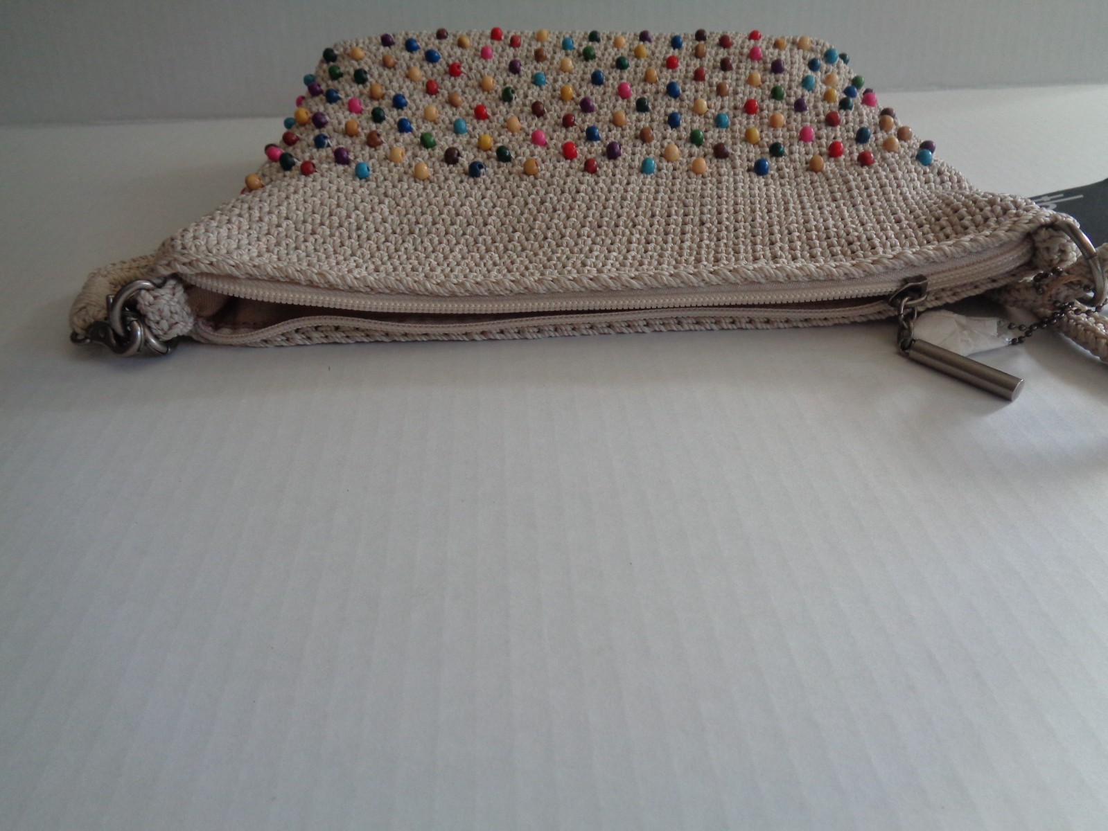 “The Sak” Lumi Crochet Small Crossbody Women’s Purse. Multicolor Beads NWT