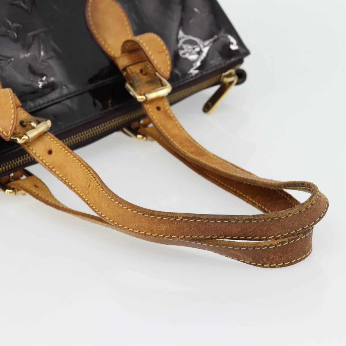 LOUIS VUITTON Monogram Vernis Rosewood Avenue Bag Amarante M93510 Auth 181119