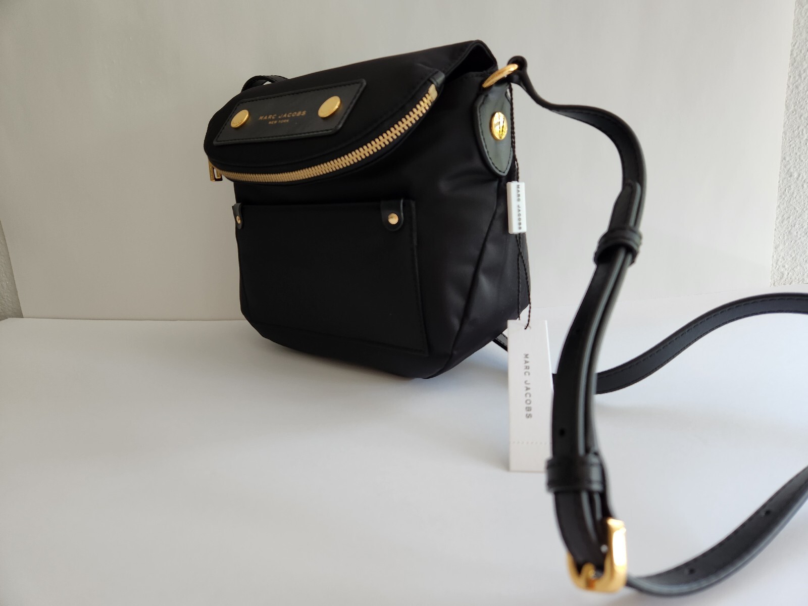 Marc Jacobs Preppy Nylon Mini Messenger Bag BLACK #M0012909