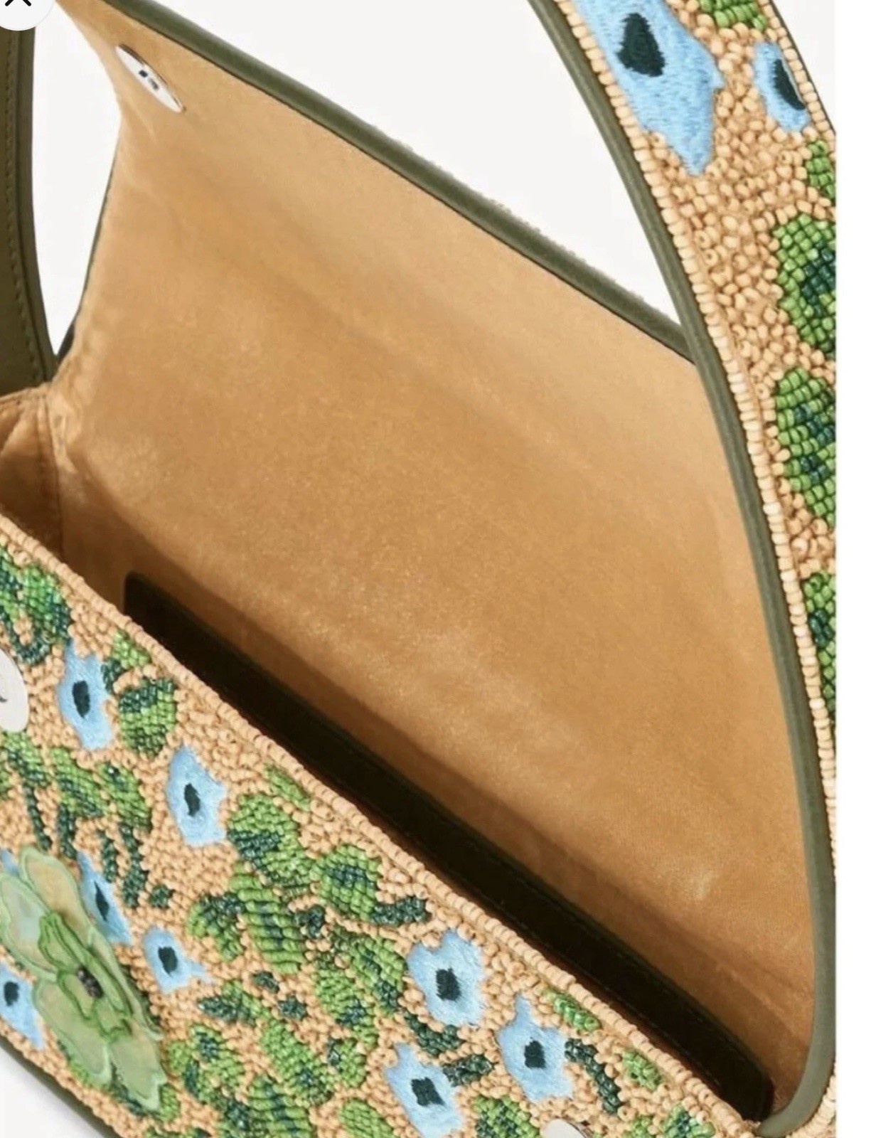 Staud Floral Beaded Bag – Rare, Excellent – MSRP $395