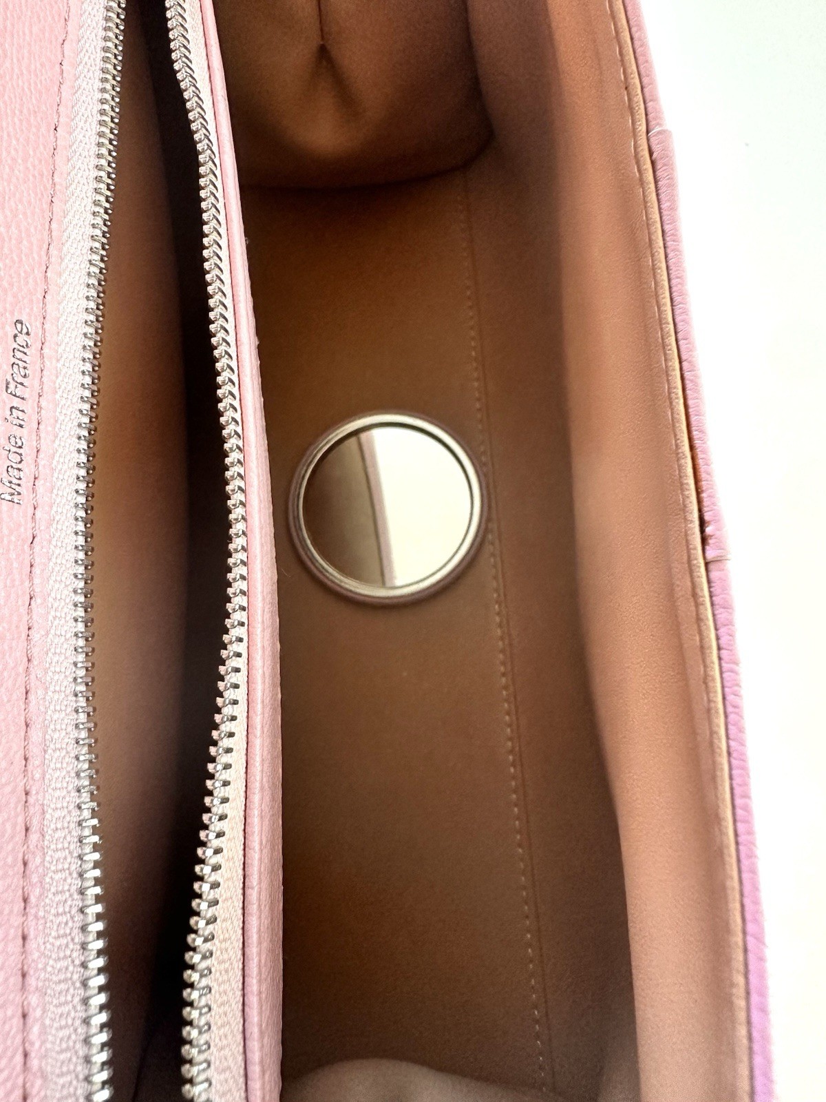 Authentic Delvaux Brillant East/West Handbag in Sakura Pink – Timeless Luxury!
