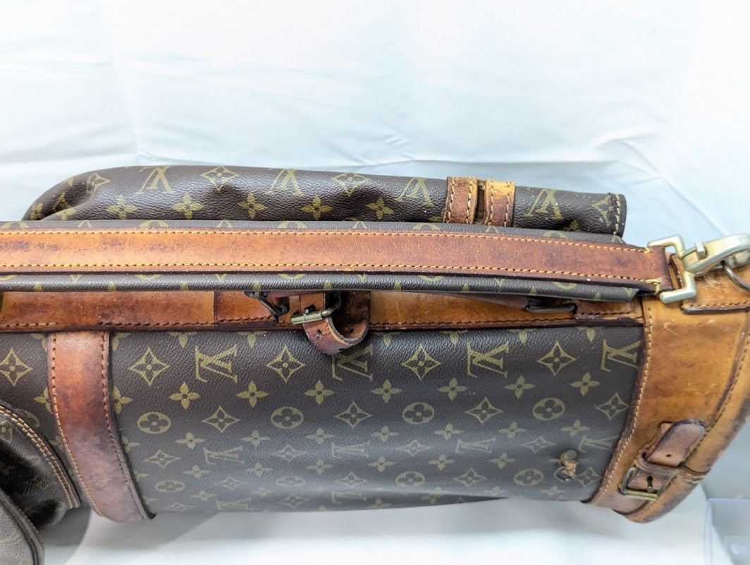 LOUIS VUITTON Monogram Sac de Golf Bag Club Head Cover Brown M58220 Vintage Auth