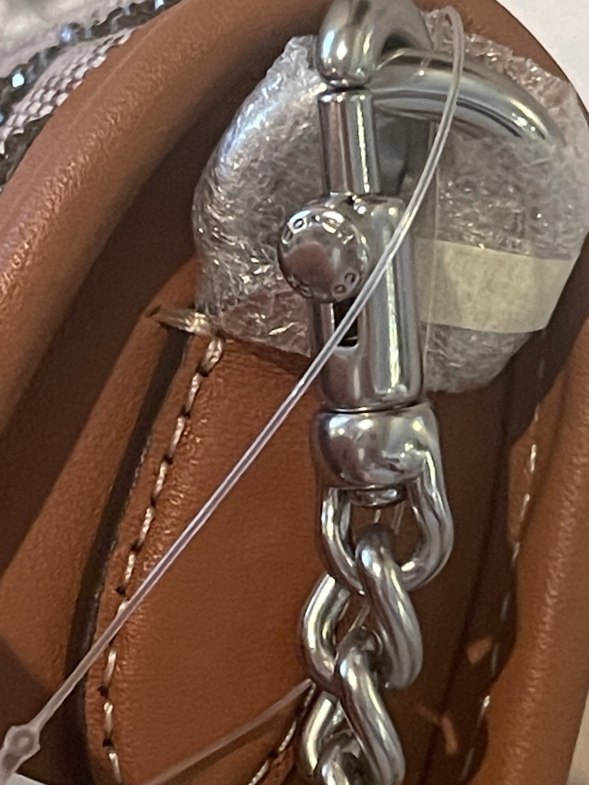 Coach Swinger 20 Crystal Bag Burnished Amber Signature Jacquard Gift Boxed NWT