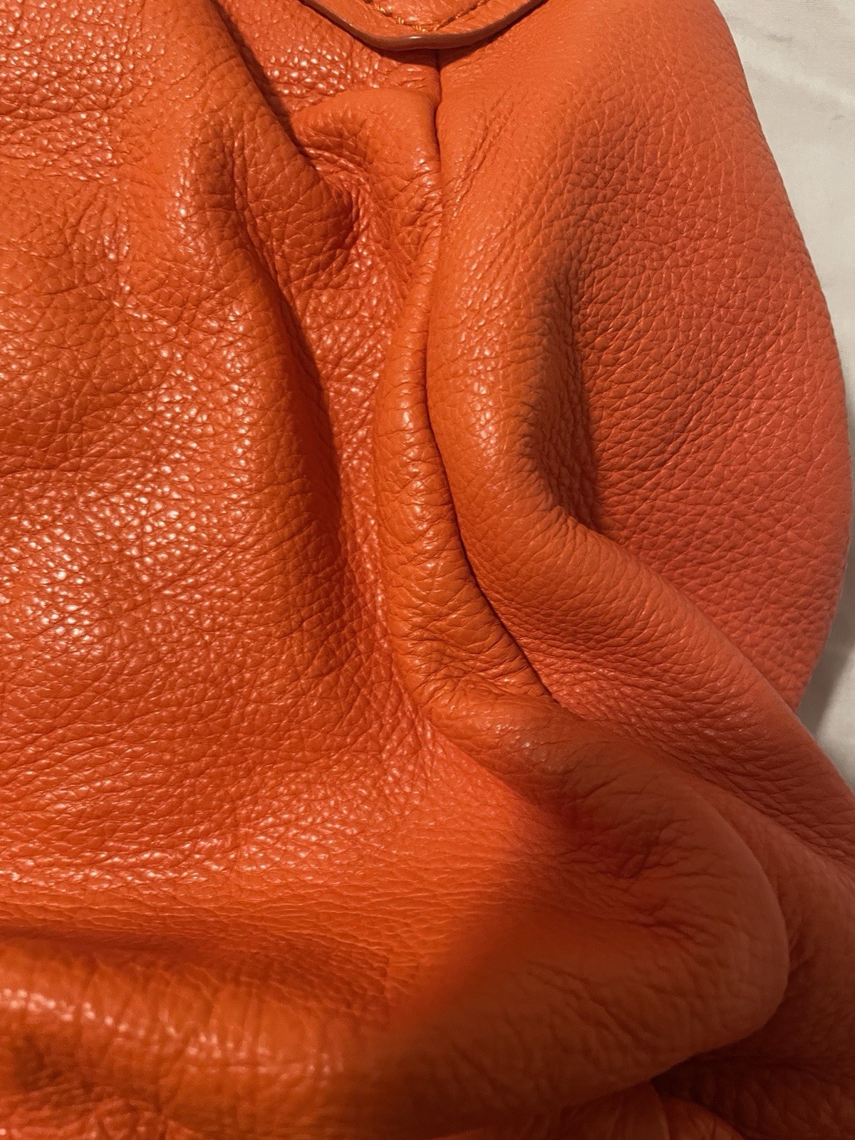Marc by Marc Jacobs Classic Q Francesca Satchel Lobster Red Leather Hobo Bag