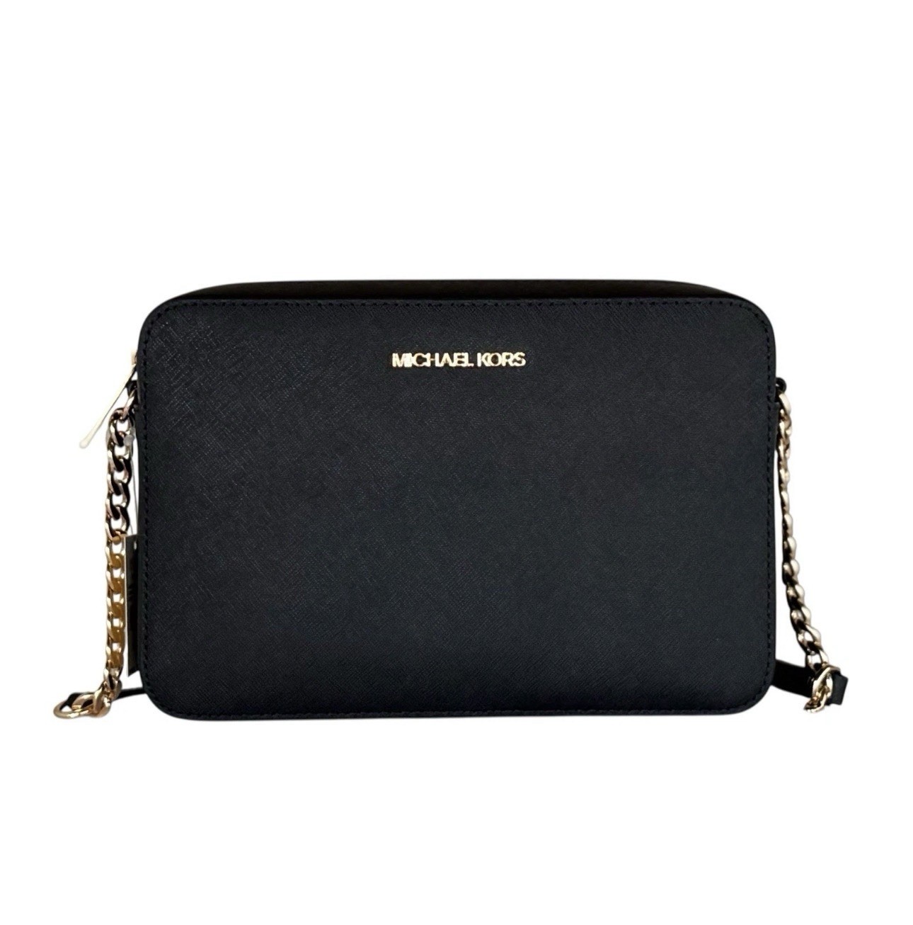 Michael Kors Jet Set Item East West Shoulder Crossbody Bag Black/Gold