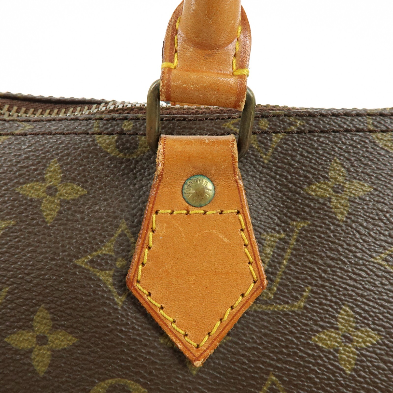 Louis Vuitton Monogram Canvas Speedy 35 Boston Bag Hand Bag M41524 Auth Used F/S
