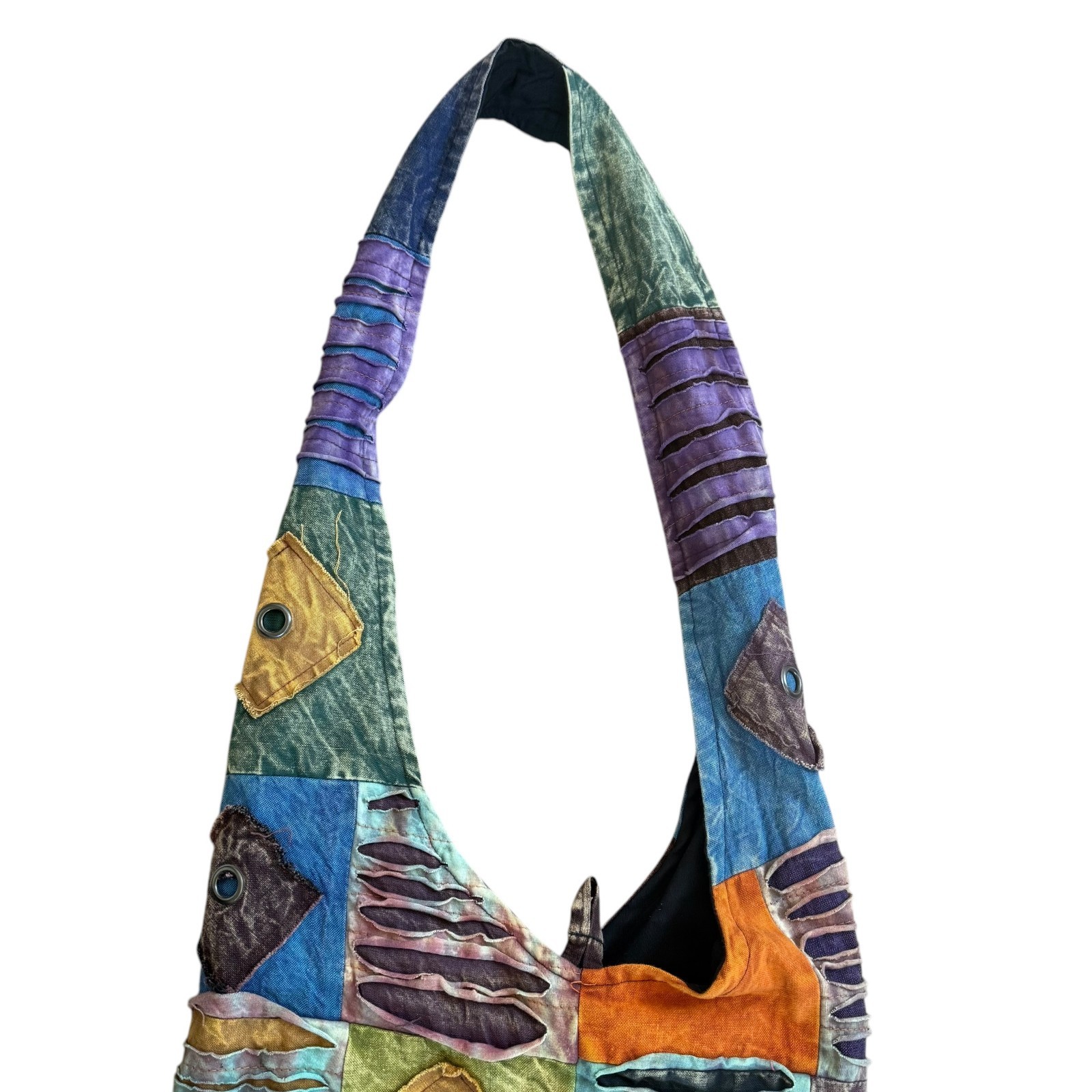 The Collection Royal Nepal Purse Shoulder Handbag Patchwork Colorful Bag