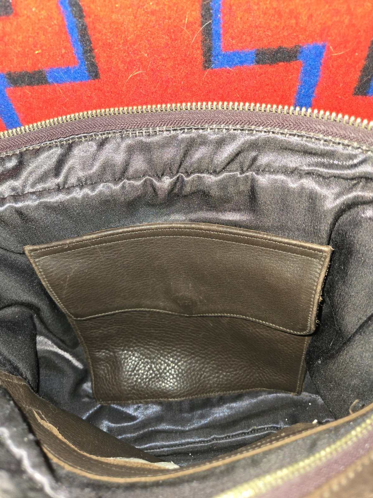 Jose Luis Chocolate Brown Messenger Bag with Silver Accents