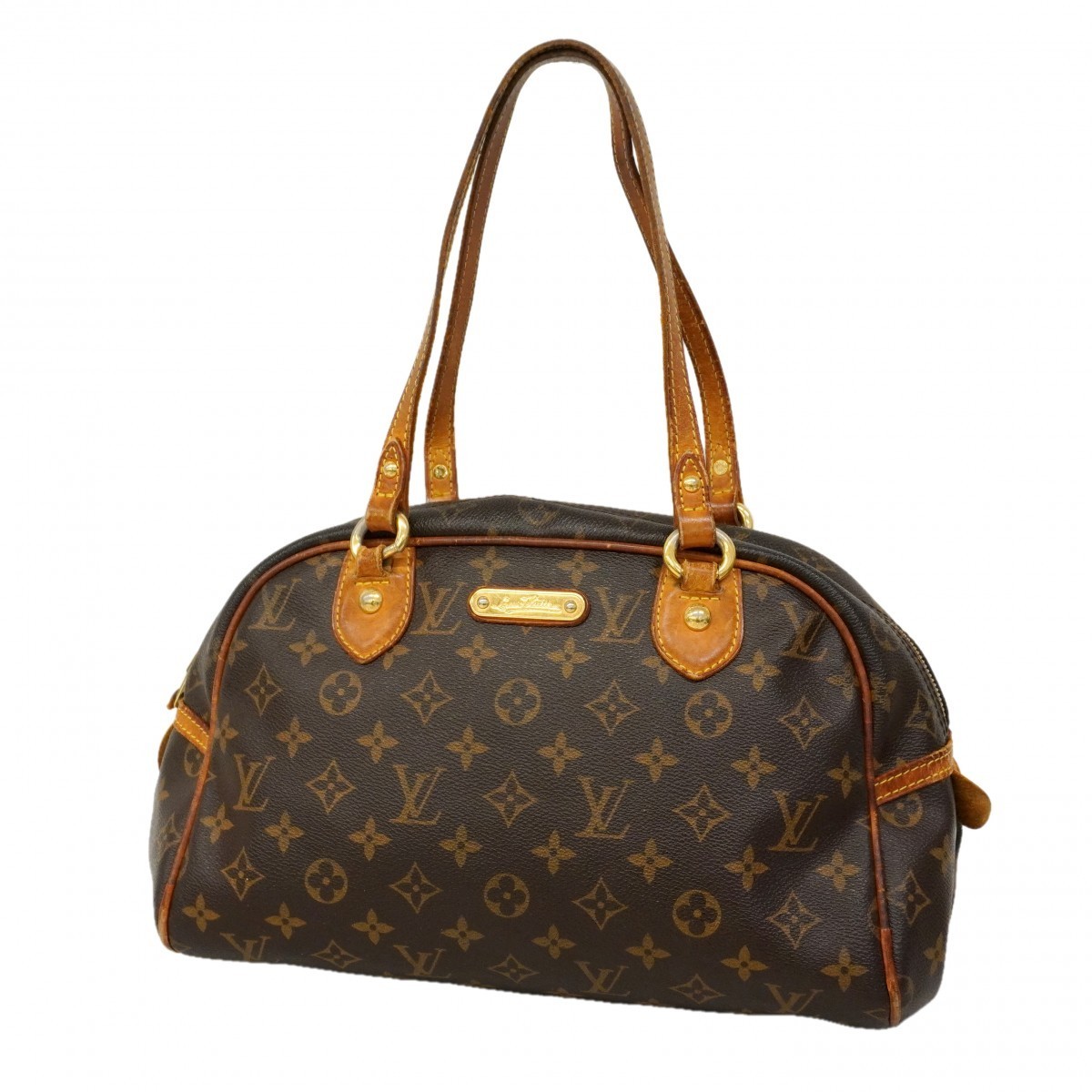 Auth Louis Vuitton Montorgueil PM Shoulder Bag Monogram Canvas M95565 LV 52284