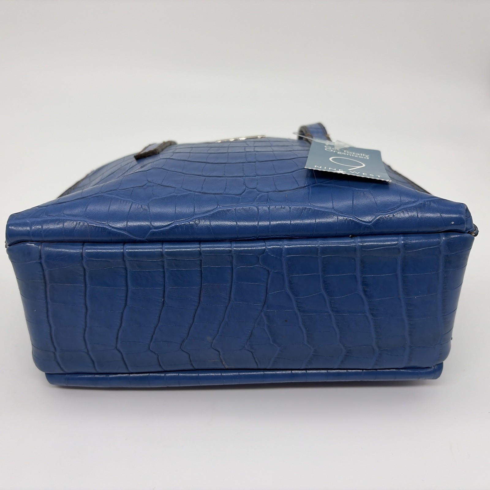 Nine West Mini Cobalt Blue Bag Crossbody Handbag Purse NEW *Some Exterior Spots