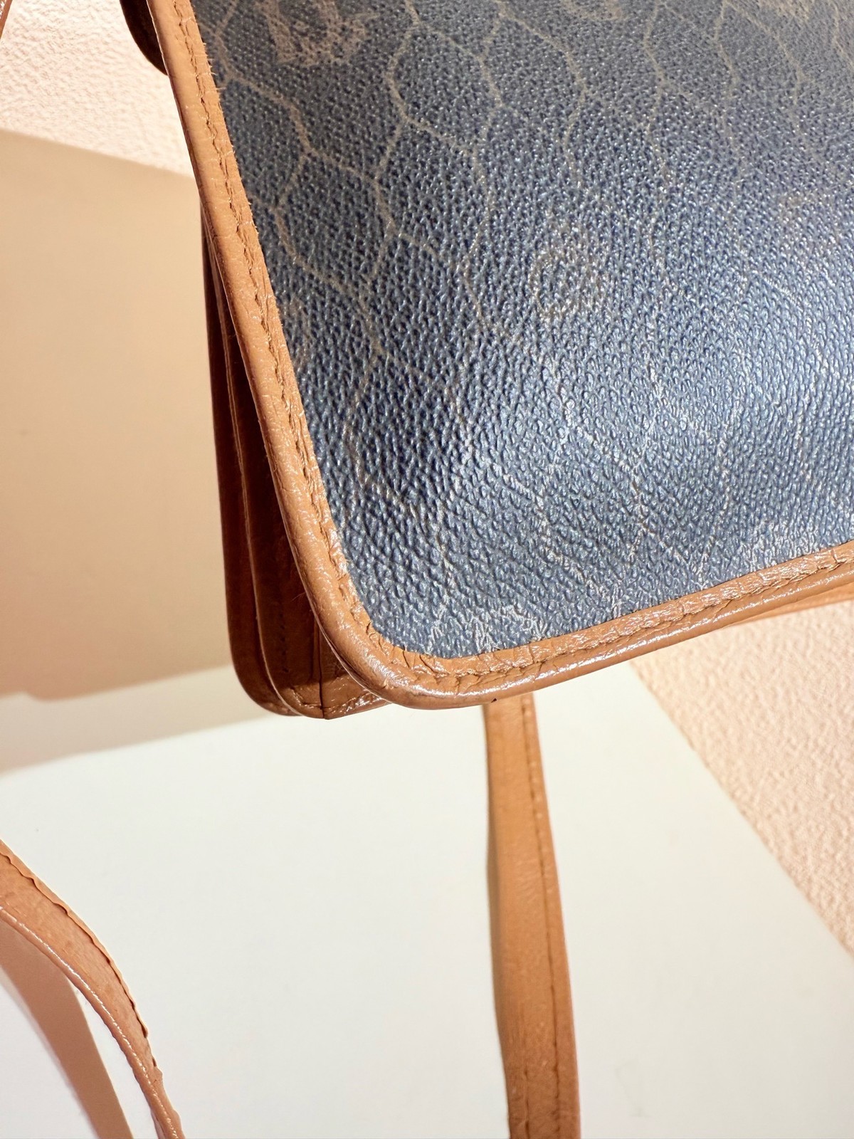 Dior Pre-Owned Authentic Crossbody Bag Monogram 20×26×5cm