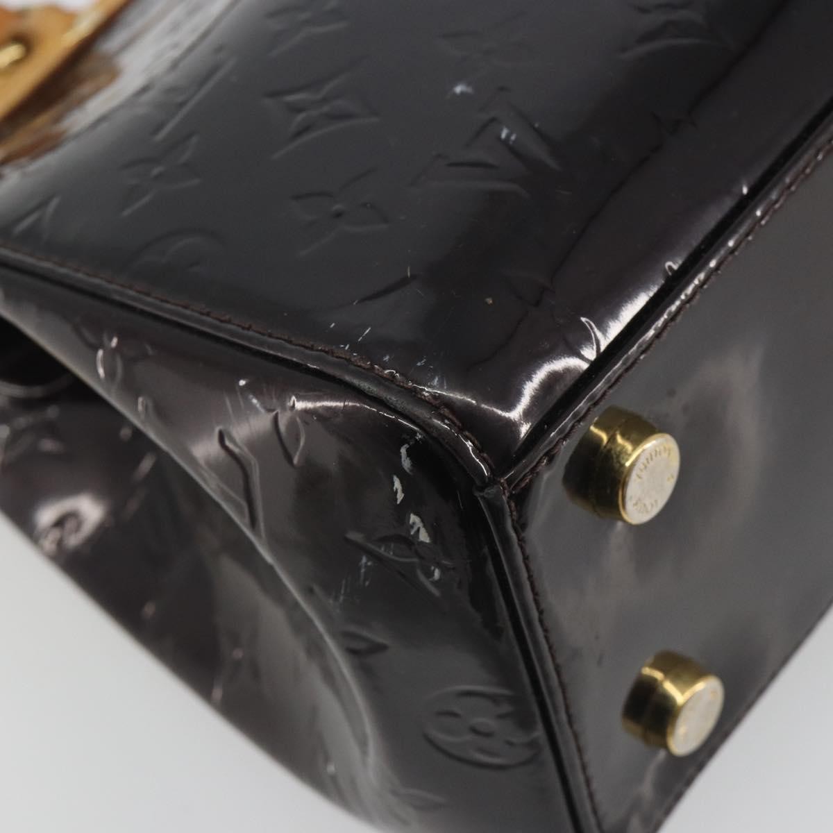 LOUIS VUITTON Monogram Vernis Blair MM Bag 2way Amarante M91619 LV Auth 194675