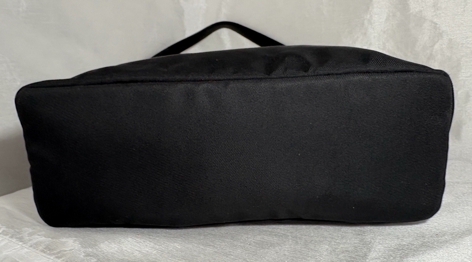 Coach #7424 Mercer Black Twill Nylon Leather Trim Shoulder Bag Handbag
