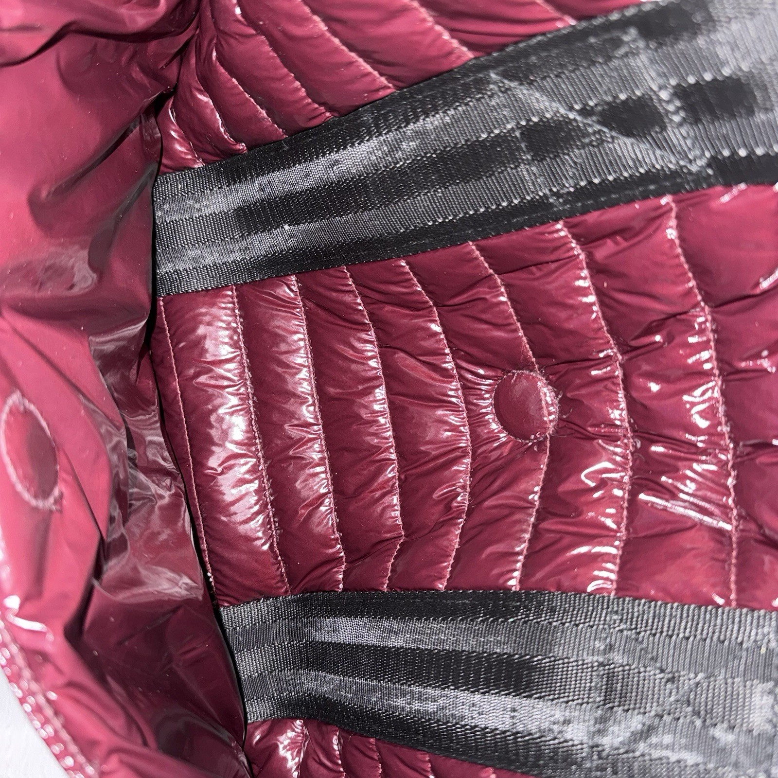 Think Royln Travel Tote Bag Plum Nylon