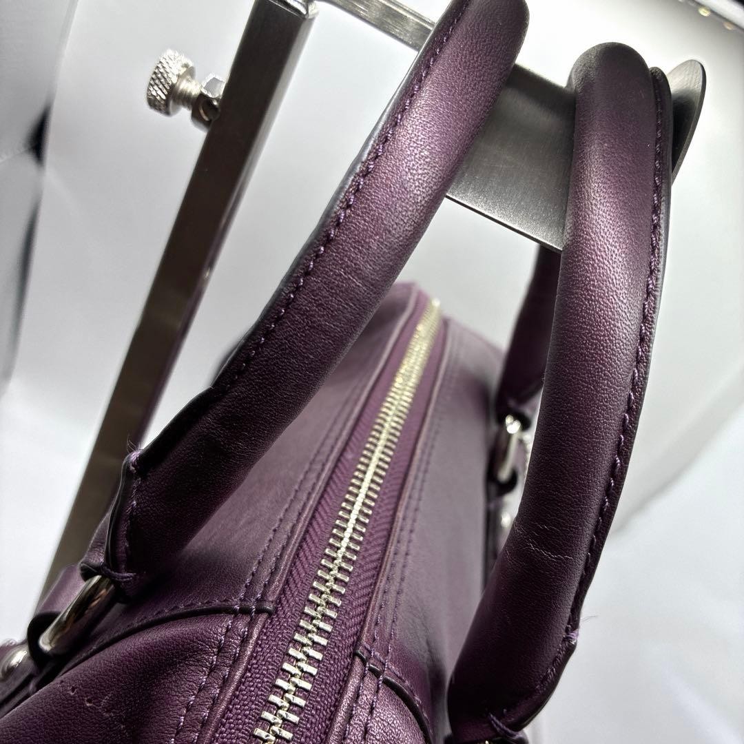 Rare Color COACH Handbag Y2K Ashley Madison 2 way Purple