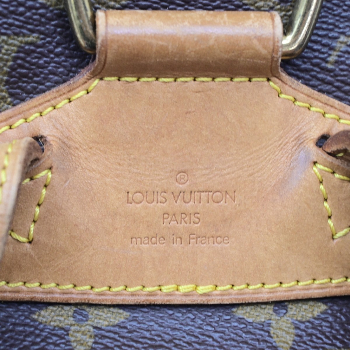 LOUIS VUITTON Montsouris MM Backpack Bag Monogram M51136 France 72SA191