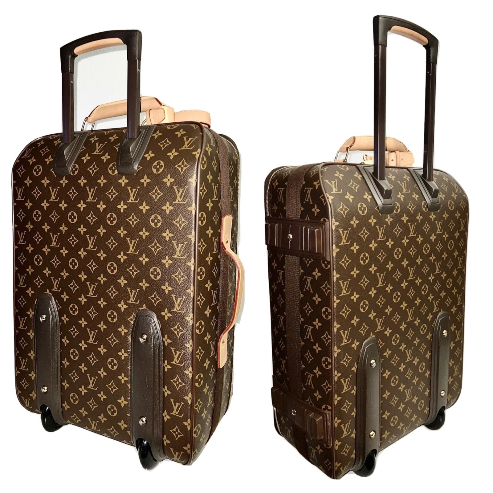 Louis Vuitton Pegase 55 cm Suitcase Bag w/ Name Tag Garment Dust-bag Coa