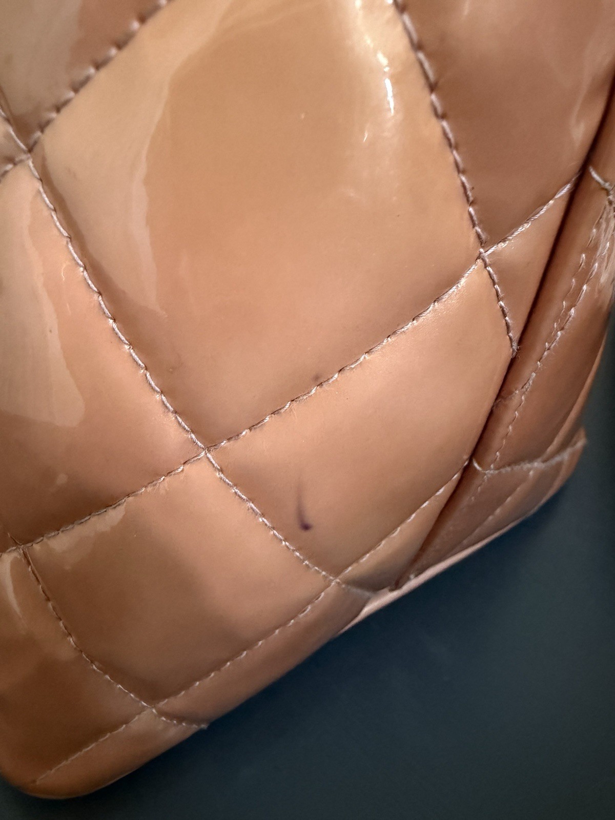 Chanel Medallion Patent Leather Rose Pink Handbag