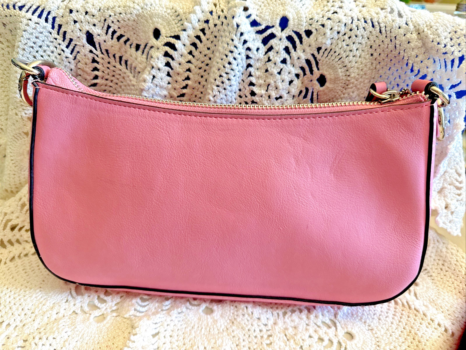 Alfani Solid Pink Bangle/ Baguette/ Purse