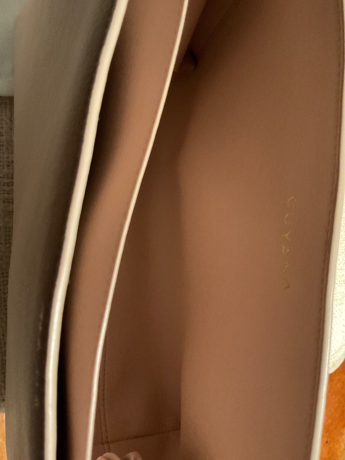 cuyana tote organizer insert in blush