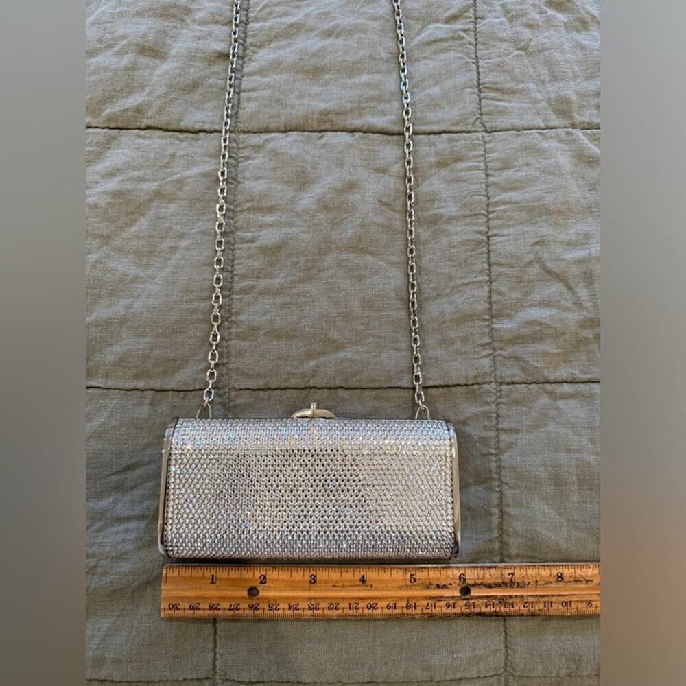 Vintage Judith Leiber Mini Minaudiere Swarovski Crystal-Embellished Clutch