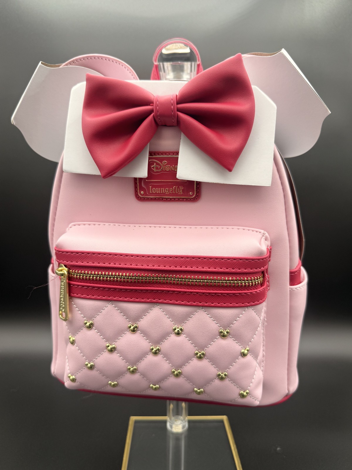 Loungefly Disney Minnie Mouse Classic Series Mini Backpack – Strawberry Macaron