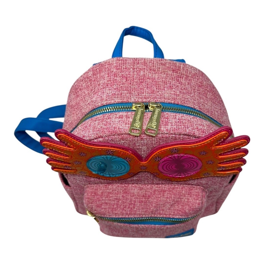 Loungefly Harry Potter Luna Lovegood Glasses Mini Backpack Pink Blue