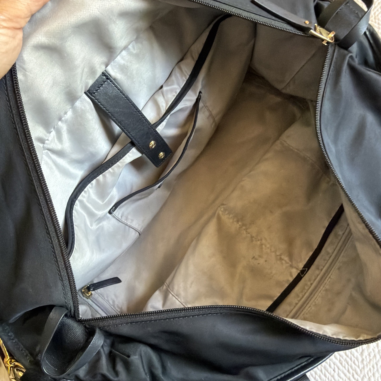 TUMI Voyageur Dorsten Expandable Duffel Holdall Black Travel Bag