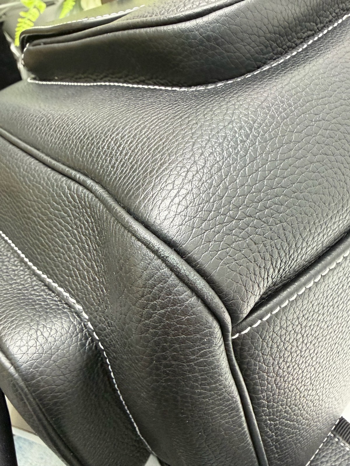 Dior Saddle Normal Size Black Grained Calfskin Daily Backpack Duty Paid