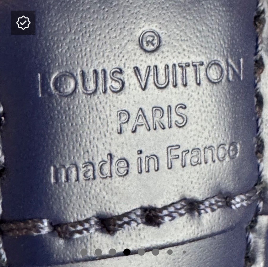 Louis Vuitton Alma Shoulder Bag BB Indigo blue Leather