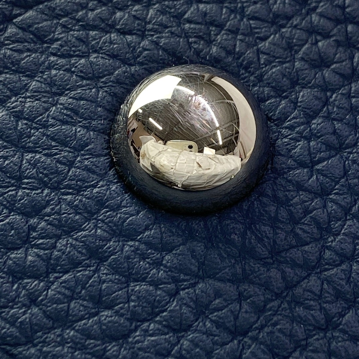 HERMES Victoria Cabas 32 Dark Navy Taurillon Clemence Square L Tote Bag