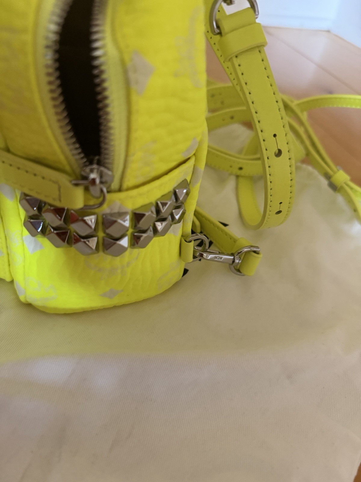 Authentic MCM Stark Bebe Boo X-Mini Backpack